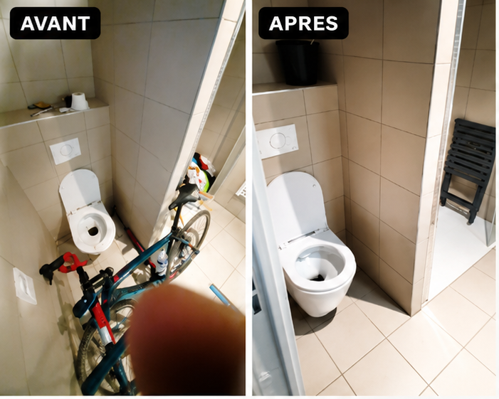 Avant après Naj CleanWave 2