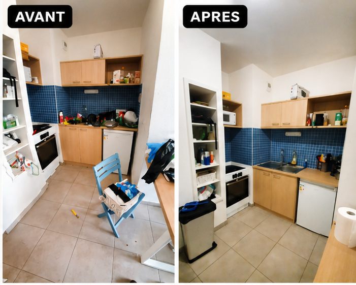 Avant après Naj CleanWave 3